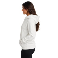 Moletom Feminino TXC Modelo Canguru Capuz Areia Logo Aplicada REF:9247