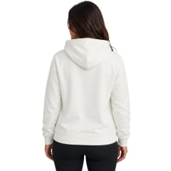 Moletom Feminino TXC Modelo Canguru Capuz Areia Logo Aplicada REF:9247
