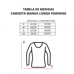 Camiseta Feminina TXC ML X-Sweat Laranja Ref: 50014