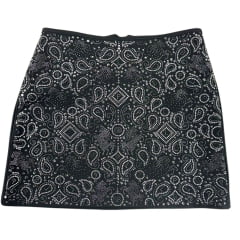 Saia Feminina Buphallos Preto Com Bordado Termo Frontal R. BPL1335