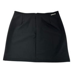 Saia Feminina Buphallos Preto Com Bordado Termo Frontal R. BPL1335