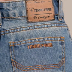 Saia Feminina Texas Farm Jeans Dust Road Curta Com Aplicações Ref: SJ002