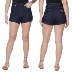 Shorts Feminino Wrangler Jeans Azul Escuro Ref: WF6581UN