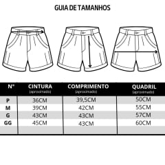 Shorts Feminino Turkese Bermuda Montana Tecido Estampado Colorido Ref:ST03601