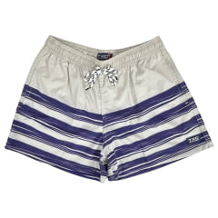 Shorts Feminino TXC X-Sweat Estampado Bege Roxo Com Saco Pra Guardar Ref:23353