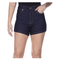 Shorts Feminino Wrangler Jeans Azul Escuro Ref: WF6581UN
