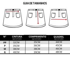 Shorts Saia Feminino Moon Horse Callie Marrom Com Detalhes Creme E Bolsos Ref:0110395