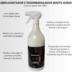 Abrilhantador Desembaraçador Cravo E Canela Com Aloe Vera Boots Horse 1 Litro Ref: 43051