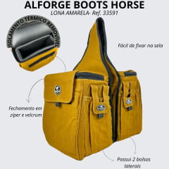 Alforge Boots Horse Ice Sela Lona Caqui/Amarela Ref.33591