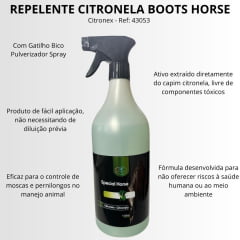 Citronela Citronex Repelente Boots Horse 1 Litro - Ref: 43053