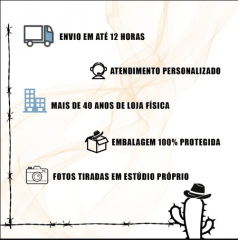 Bridão Freios Barão Perna S Bocal 5/8 Torneado Misto Ref.: 121