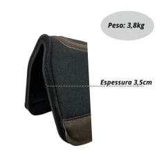Manta Boots Horse Flex Rubber Mod C Couro Camurça - Ref 1949