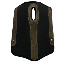 Manta Boots Horse Flex Rubber Mod C Couro Camurça - Ref 1949