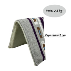 Manta Boots Horse Navajo Cinza Algodão Combat - Ref. 2096