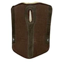 Manta Boots Horse Flex Rubber Wool Mod I Couro Camurça - Ref.8852