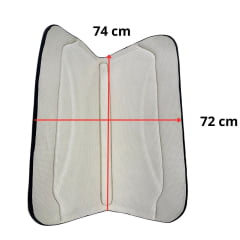 Manta Boots Horse Tambor Air Max Pad Diamond Fundo Creme - Ref. 6809