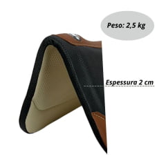 Manta Boots Horse Tambor Air Max Pad Diamond Fundo Creme - Ref. 6809