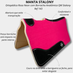 Manta Ortopédica Rosa Neon Stalony Ref 143