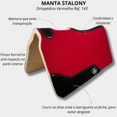 Manta Ortopédica Vermelha Stalony Ref. 143