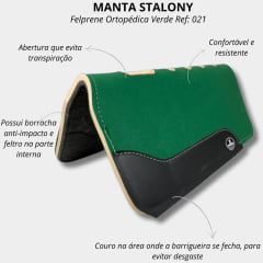 Manta Stalony Felprene Ortopédica Verde Ref: 021