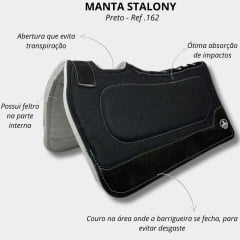 Manta Stalony Impacto Gel Felprene Preto 31P Ref: 162