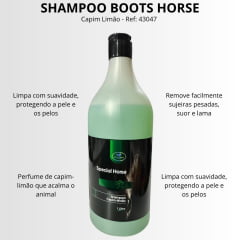 Shampoo Boots Horse Capim Limão 1 Litro - Ref: 43047